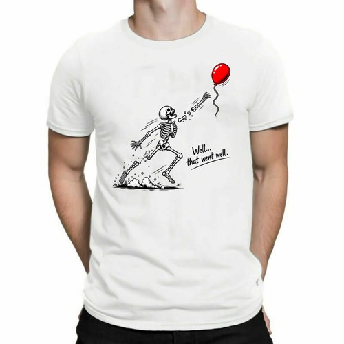 Lost balloon funny skeleton - funny,