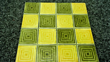 Vintage Ceramic 6" x 6" Tile