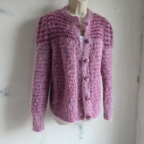 Vintage handmade pink - pink, mohair