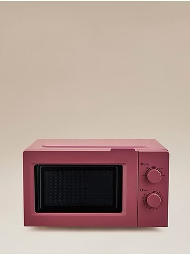 17l pink manual microwave - 17l,