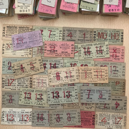 Railway tickets 34 x - tickets., 34.