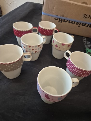 Mugs various patterns - , polka
