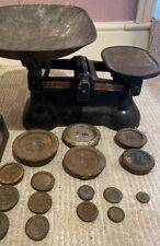 W&T Avery Ltd Birmingham old weighing grocery Scales & Weights **No 7lb weight**
