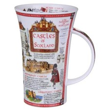 Informative Dunoon Castles of Scotland Fine Bone China Mug Glencoe Style