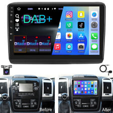 DAB+ Car Stereo Radio Android 15 GPS 2+64G For Fiat Ducato/Peugeot Boxer/Citroen