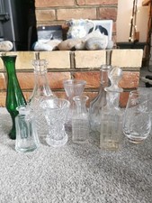 Old Glass Bottles/Bud Vases