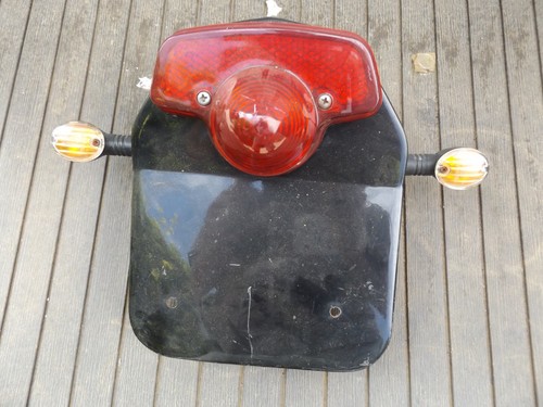 Vintage motorcycle rear - vintage, number