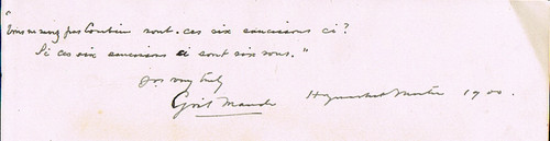 Victorian 1900 autograph - victorian,