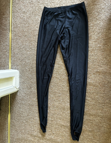 Dance gear black lycra stirrup - dance,