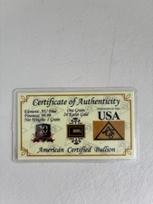 ACB GOLD 24K SOLID BULLION