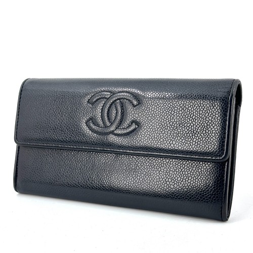 Chanel caviar skin long - caviar,