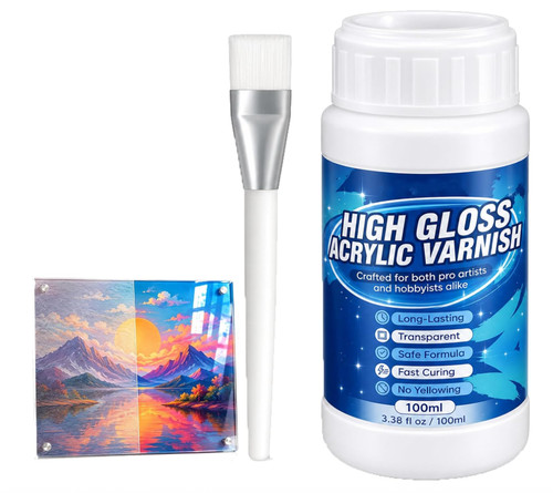 High gloss acrylic varnish - high,