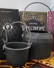 Antique Cast Iron pagan witch