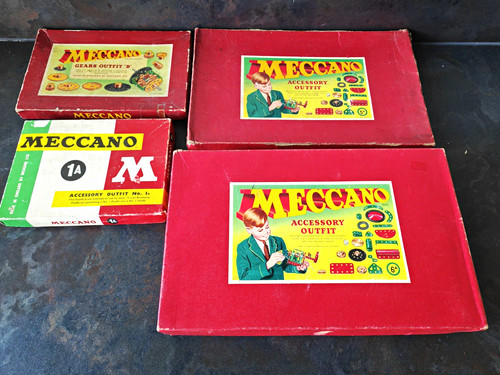 Meccano vintage mixed lot - meccano,