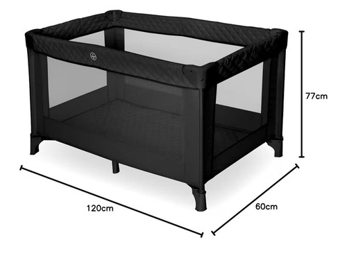 Babiie black quilted travel - my,