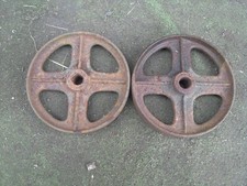 2 X Antique Vintage Cast IRON