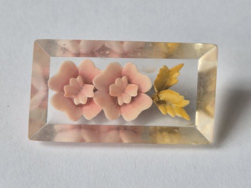 Vintage reverse carved lucite - vintage,