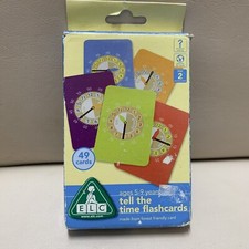 ELC TELL time flash card 49