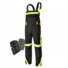 VIS Grey-Yellow Bib & Brace