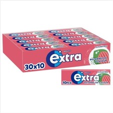Extra Watermelon Chewing Gum - 30 x 10 (300 Total) BEST BEFORE: 08/12/25