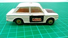 Corgi Sunbeam Imp Police Car Black Roof Decals 506 Spokes Hubs Toy Vintage