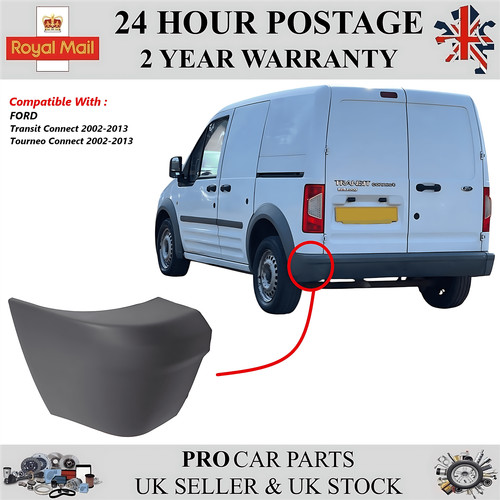 Rear bumper corner - corner, left