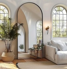 Black Full Length Floor Mirror