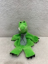 Fiesta crafts green Alligator Crocodile hand puppet