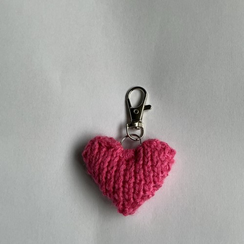 Handmade knitted heart - handmade,