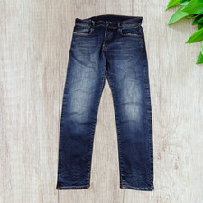 G-Star Jeans 3301 Slim Fit Mens W34 L29 Blue Mid Rise Y2K