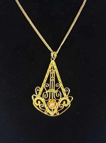 Antique edwardian 10k yellow - antique,