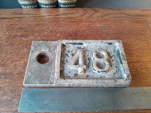 Cast iron railway - cast, plate
