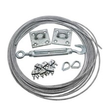 Galvanised Steel Wire Rope Catenary (Kit 3) Overhead Cable Kit | UK STOCK