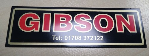 Gibson exhaust stickers - stickers,