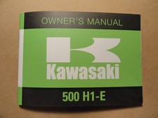 1974 Kawasaki 500 H1E Owner's