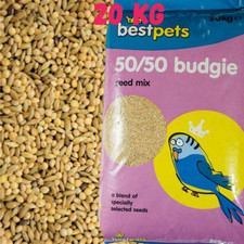 50/50 BUDGIE SEED Mix 20kg | Bestpets Millet & Canary Seed Blend