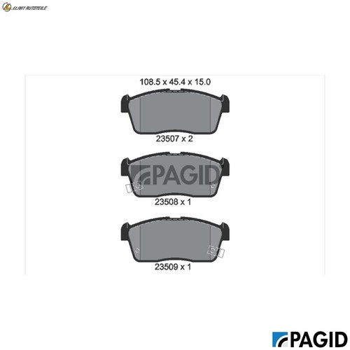 Brake pad set - brake,