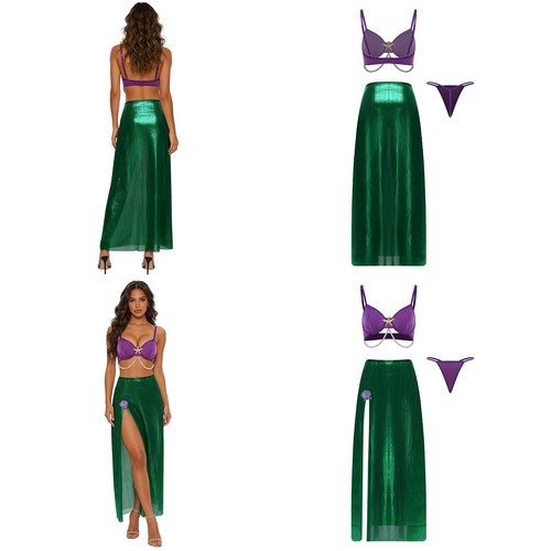 Women set iridescent metallic - iridescent,