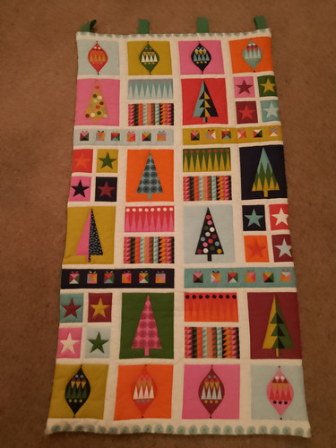 Christmas quilted wall - christmas,