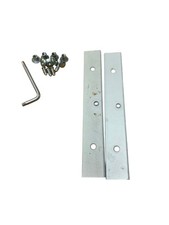 IKEA Stolmen Shelf Cabinet Hardware Brackets + Screws 2 Silver Metal Pieces Tool