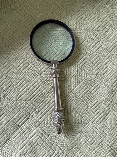 Vintage silver tone handheld - vintage,