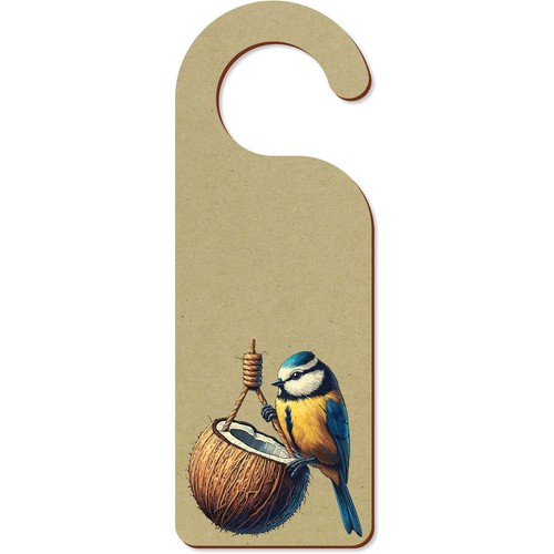 Blue tit coconut - on, shell'