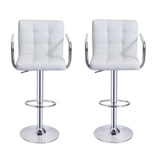 2x Bar Stools Gas Lift Swivel
