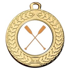 Rowing Crossed Oars VF Medal