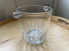Small crystal glass Ice Bucket Container For Table