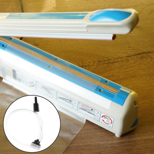 Vacuum sealer with hose - with,