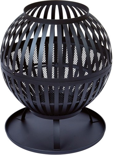 Black metal fire - fire, basket