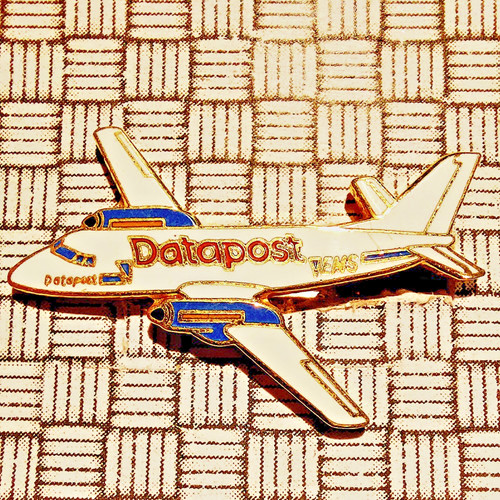 Rare datapost aeroplane brooch - rare,