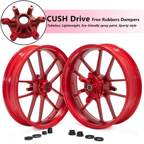 Supermoto tubeless red - 17",