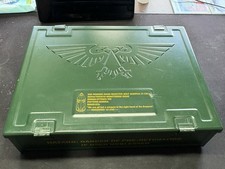 Warhammer 40k Limited Edition Ammo Crate Metal Carry Case Box Rare OOP